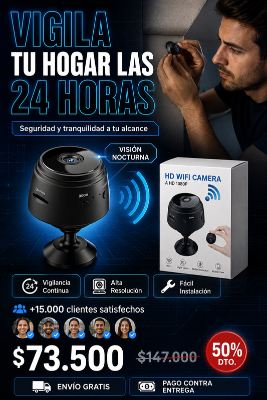 Camara Mini Espia de Seguridad